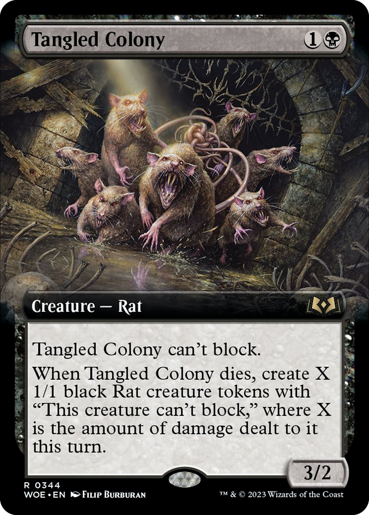 Tangled Colony (Extended Art) [Wilds of Eldraine] | Black Swamp Games