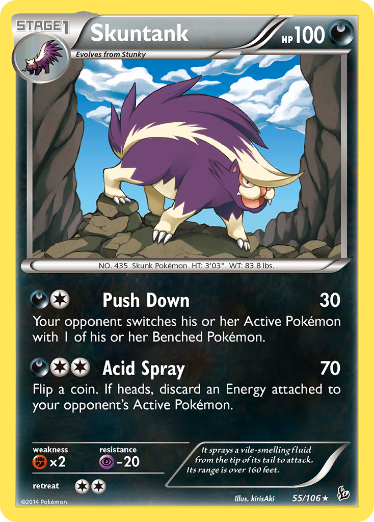 Skuntank (55/106) [XY: Flashfire] | Black Swamp Games