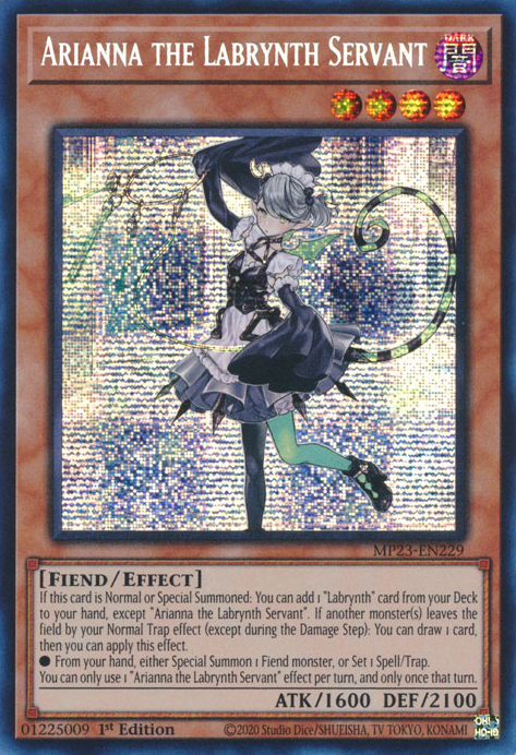 Arianna the Labrynth Servant [MP23-EN229] Prismatic Secret Rare | Black Swamp Games