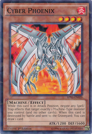 Cyber Phoenix [BP03-EN020] Shatterfoil Rare | Black Swamp Games