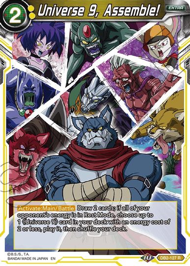 Universe 9, Assemble! (Reprint) (DB2-127) [Battle Evolution Booster] | Black Swamp Games