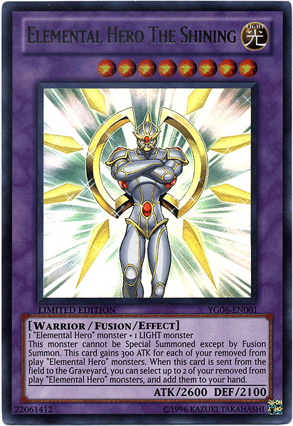 Elemental Hero The Shining [YG06-EN001] Ultra Rare | Black Swamp Games