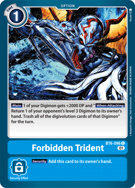 Forbidden Trident [BT6-096] [Double Diamond] | Black Swamp Games