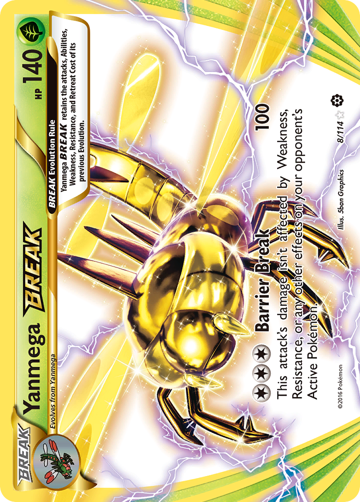 Yanmega BREAK (8/114) [XY: Steam Siege] | Black Swamp Games