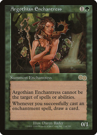 Argothian Enchantress [Urza's Saga] | Black Swamp Games