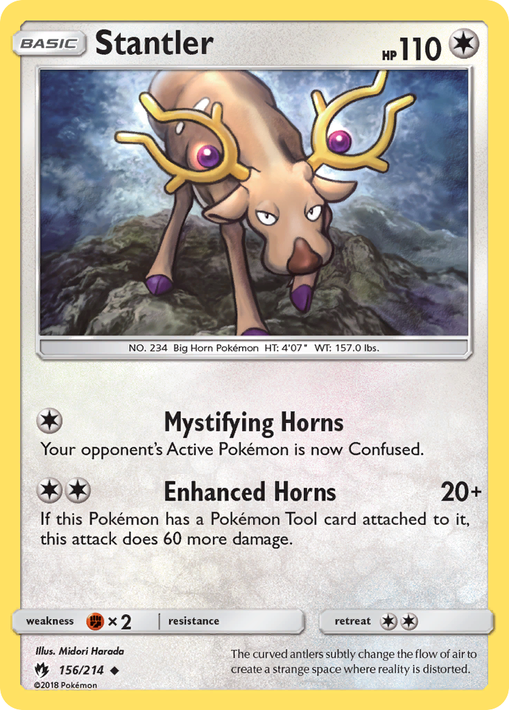 Stantler (156/214) [Sun & Moon: Lost Thunder] | Black Swamp Games