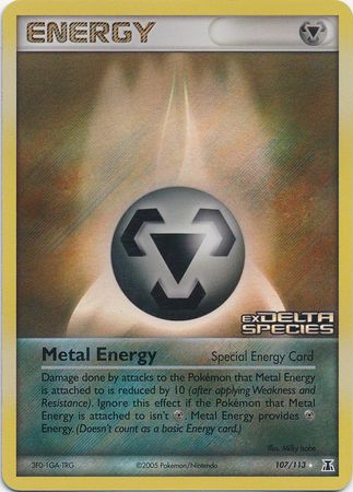 Metal Energy (107/113) (Stamped) [EX: Delta Species] | Black Swamp Games