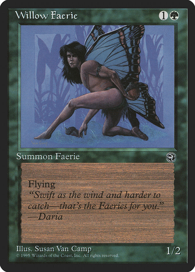 Willow Faerie (Daria Flavor Text) [Homelands] | Black Swamp Games