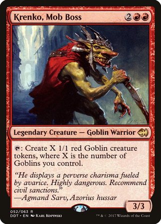 Krenko, Mob Boss [Duel Decks: Merfolk vs. Goblins] | Black Swamp Games