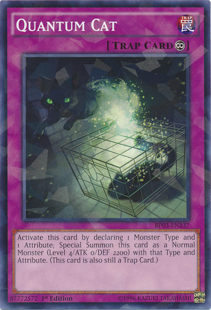 Quantum Cat [BP03-EN237] Shatterfoil Rare | Black Swamp Games