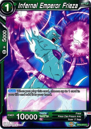 Infernal Emperor Frieza (BT5-072) [Miraculous Revival] | Black Swamp Games