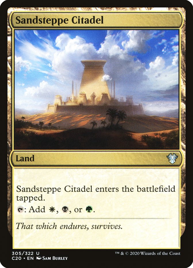 Sandsteppe Citadel [Commander 2020] | Black Swamp Games