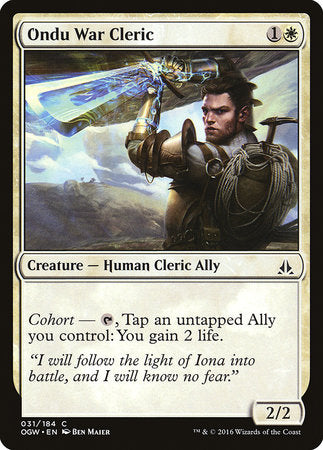 Ondu War Cleric [Oath of the Gatewatch] | Black Swamp Games
