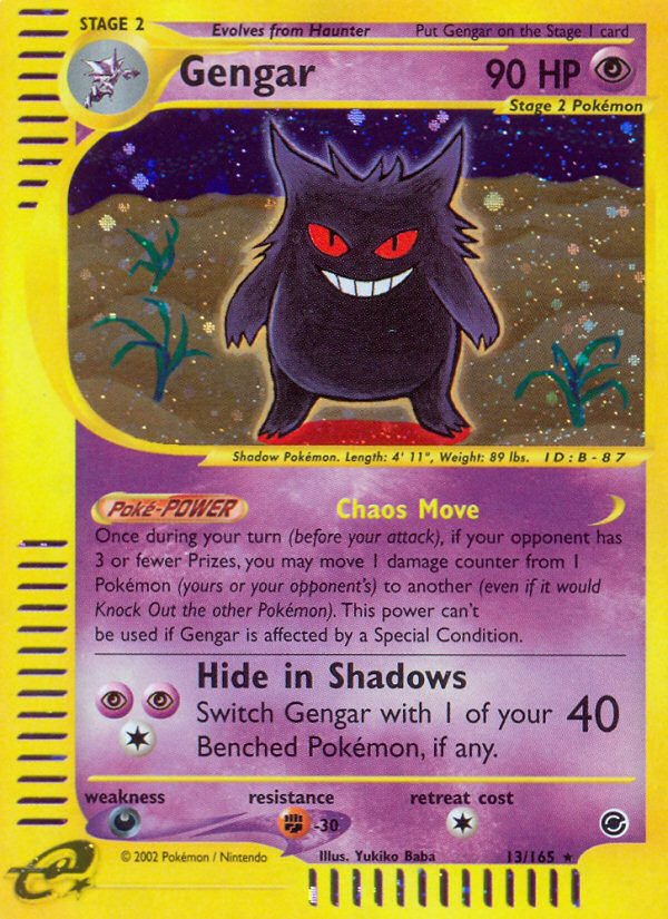 Gengar (13/165) [Expedition: Base Set] | Black Swamp Games