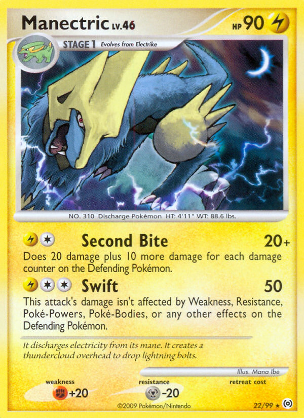 Manectric (22/99) [Platinum: Arceus] | Black Swamp Games