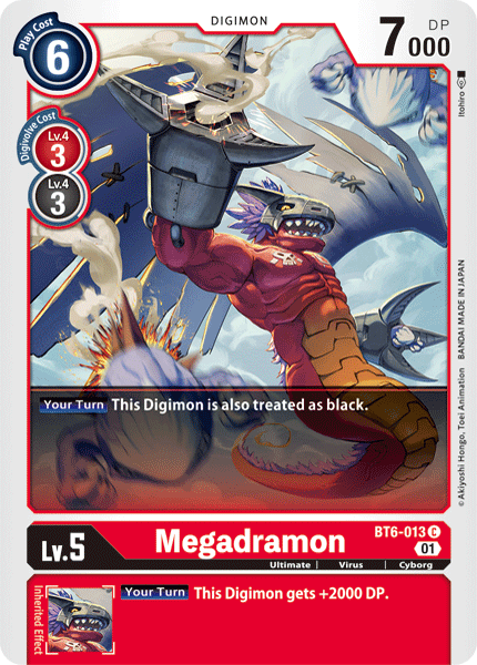 Megadramon [BT6-013] [Double Diamond] | Black Swamp Games