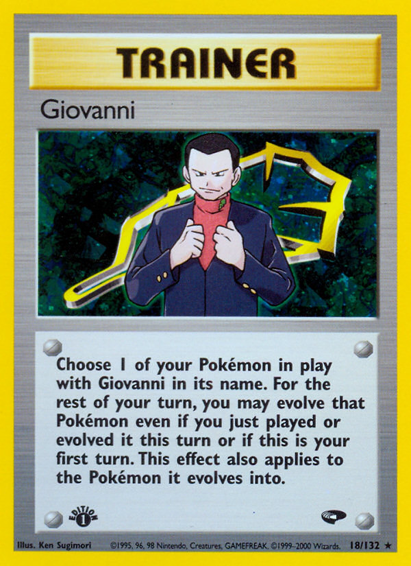 Giovanni (18/132) [Gym Challenge 1st Edition] | Black Swamp Games