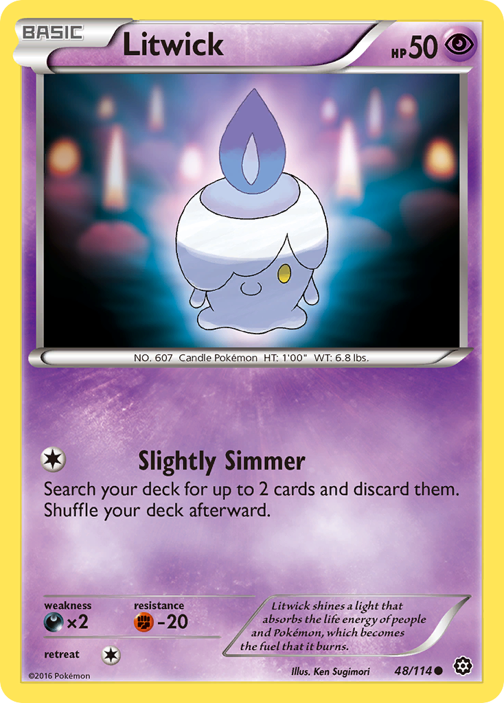 Litwick (48/114) [XY: Steam Siege] | Black Swamp Games