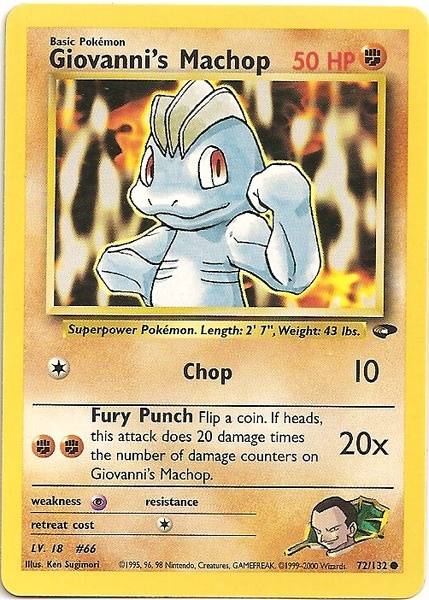 Giovanni's Machop (72/132) [Gym Challenge Unlimited] | Black Swamp Games
