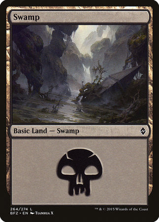 Swamp (264) [Battle for Zendikar] | Black Swamp Games