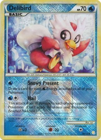 Delibird (39/123) (League Promo) [HeartGold & SoulSilver: Base Set] | Black Swamp Games