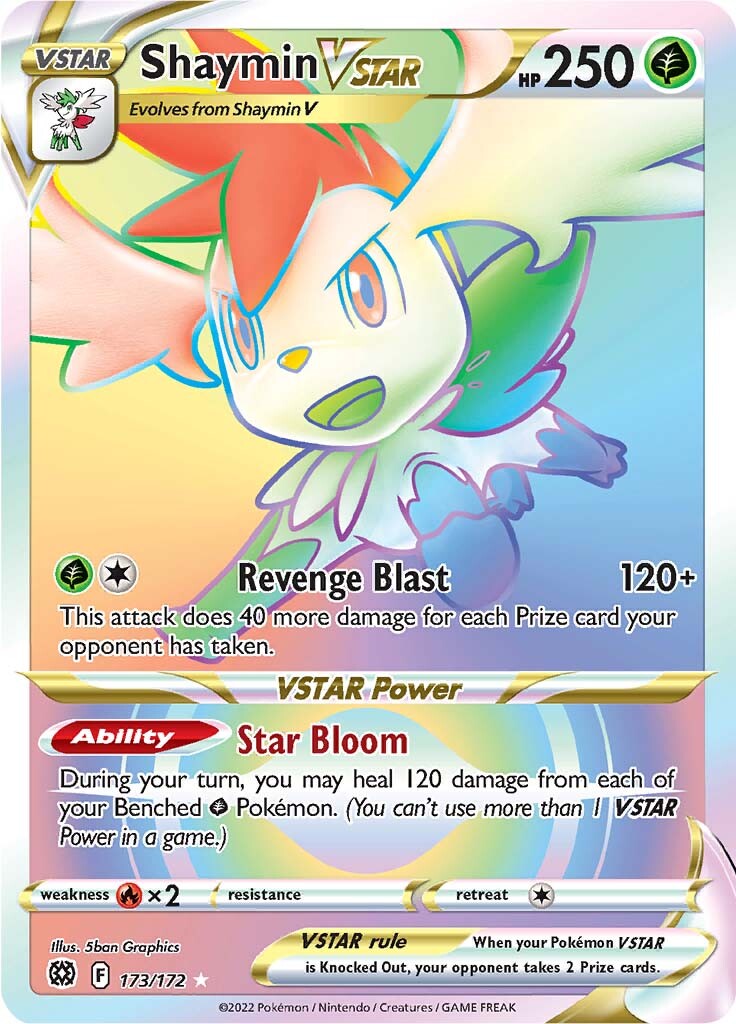 Shaymin VSTAR (173/172) [Sword & Shield: Brilliant Stars] | Black Swamp Games