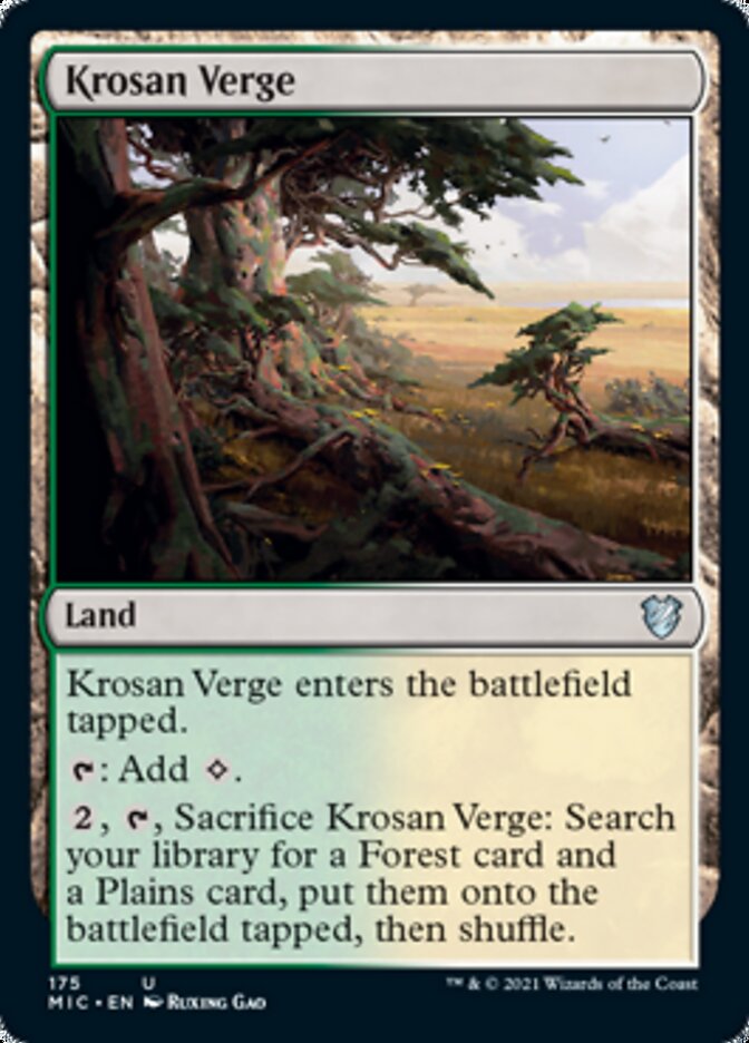 Krosan Verge [Innistrad: Midnight Hunt Commander] | Black Swamp Games