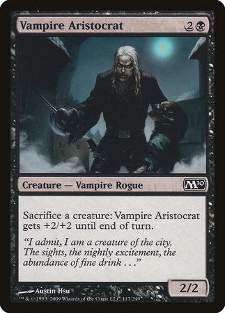 Vampire Aristocrat [Magic 2010] | Black Swamp Games