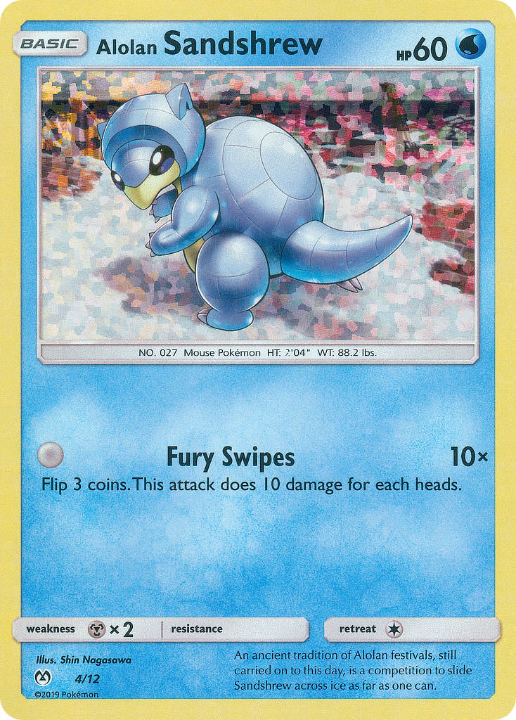 Alolan Sandshrew (4/12) [McDonald's Promos: 2019 Collection] | Black Swamp Games