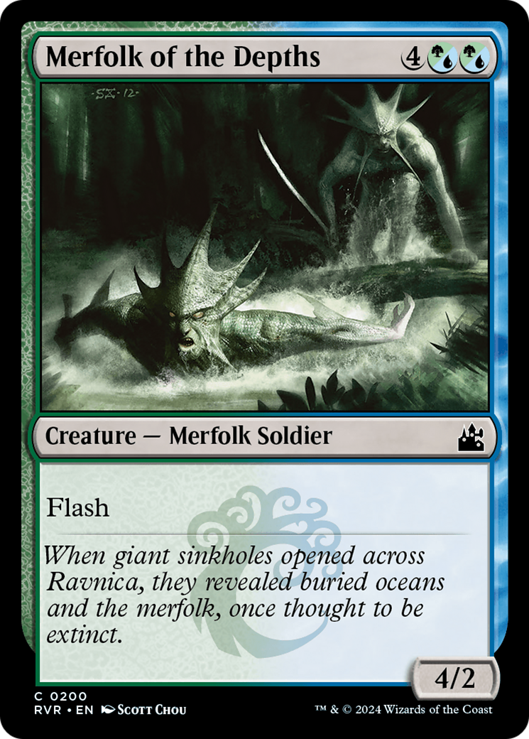 Merfolk of the Depths [Ravnica Remastered] | Black Swamp Games