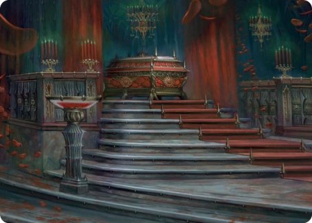 Edgar Markov's Coffin Art Card [Innistrad: Crimson Vow Art Series] | Black Swamp Games