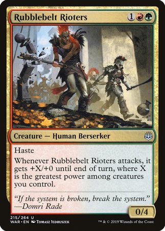 Rubblebelt Rioters [War of the Spark] | Black Swamp Games