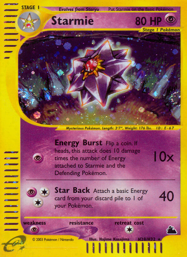 Starmie (H28/H32) [Skyridge] | Black Swamp Games