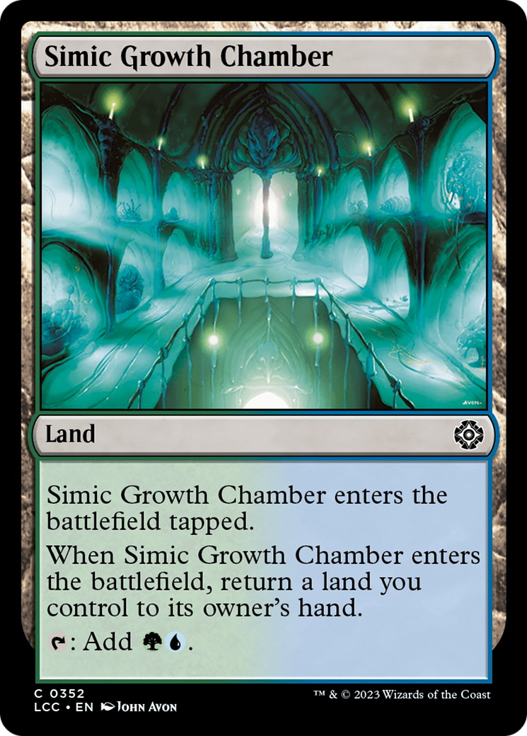 Simic Growth Chamber [The Lost Caverns of Ixalan Commander] | Black Swamp Games