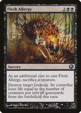 Flesh Allergy [Scars of Mirrodin] | Black Swamp Games