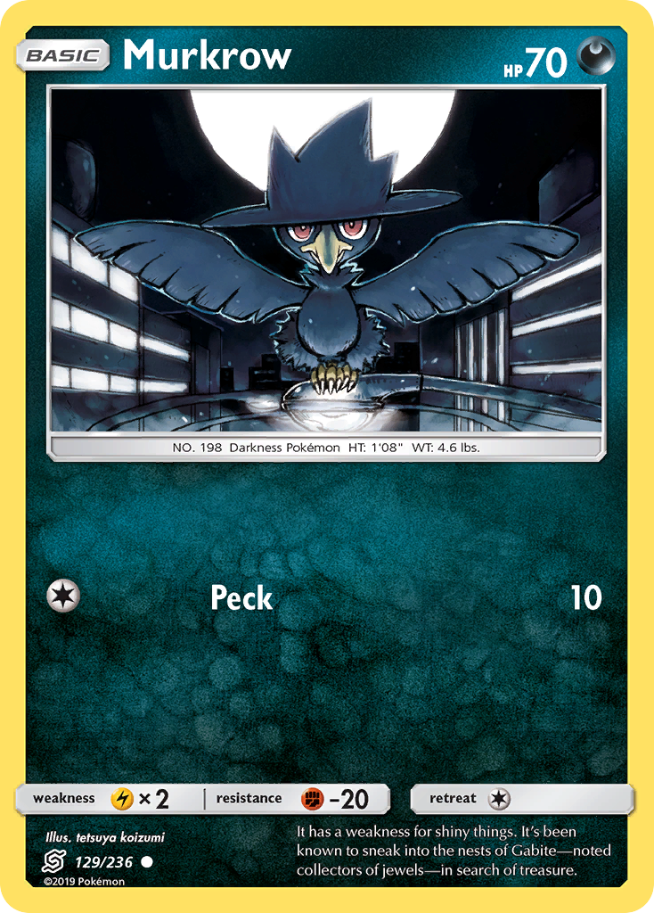 Murkrow (129/236) [Sun & Moon: Unified Minds] | Black Swamp Games