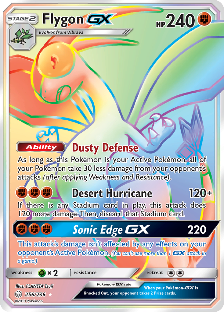 Flygon GX (256/236) [Sun & Moon: Cosmic Eclipse] | Black Swamp Games