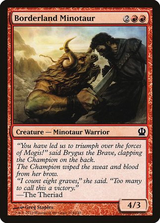 Borderland Minotaur [Theros] | Black Swamp Games