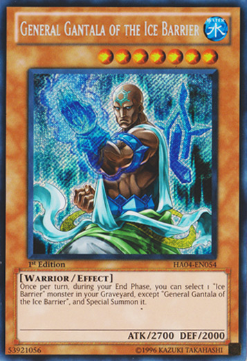 General Gantala of the Ice Barrier [HA04-EN054] Secret Rare | Black Swamp Games