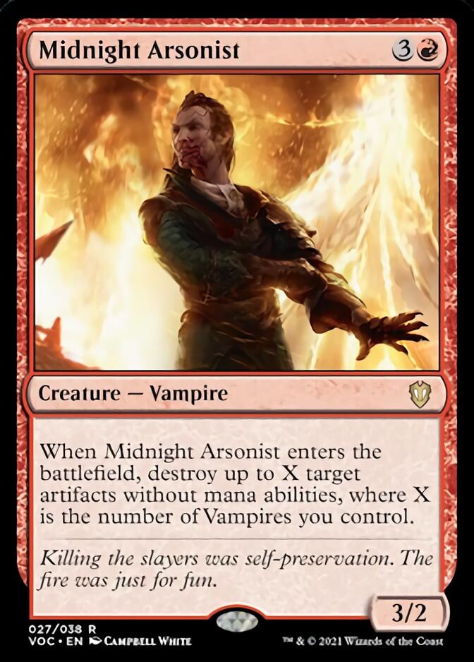 Midnight Arsonist [Innistrad: Crimson Vow Commander] | Black Swamp Games