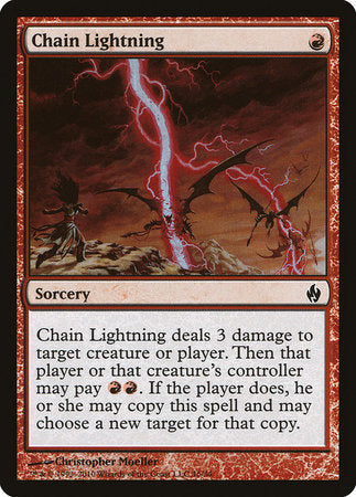 Chain Lightning [Premium Deck Series: Fire and Lightning] | Black Swamp Games