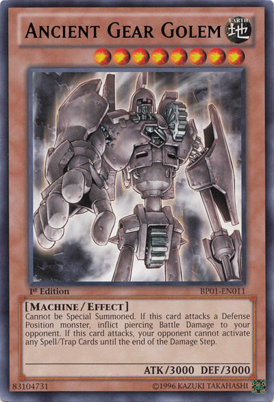 Ancient Gear Golem [BP01-EN011] Rare | Black Swamp Games