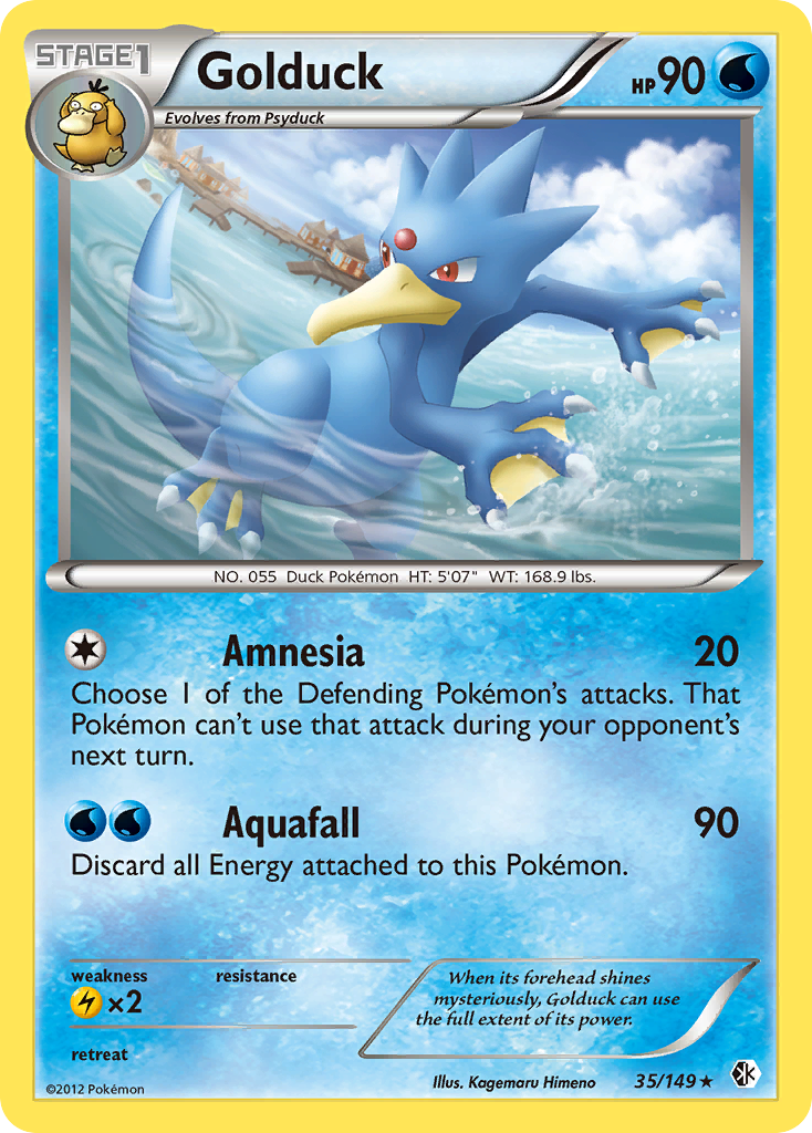 Golduck (35/149) [Black & White: Boundaries Crossed] | Black Swamp Games