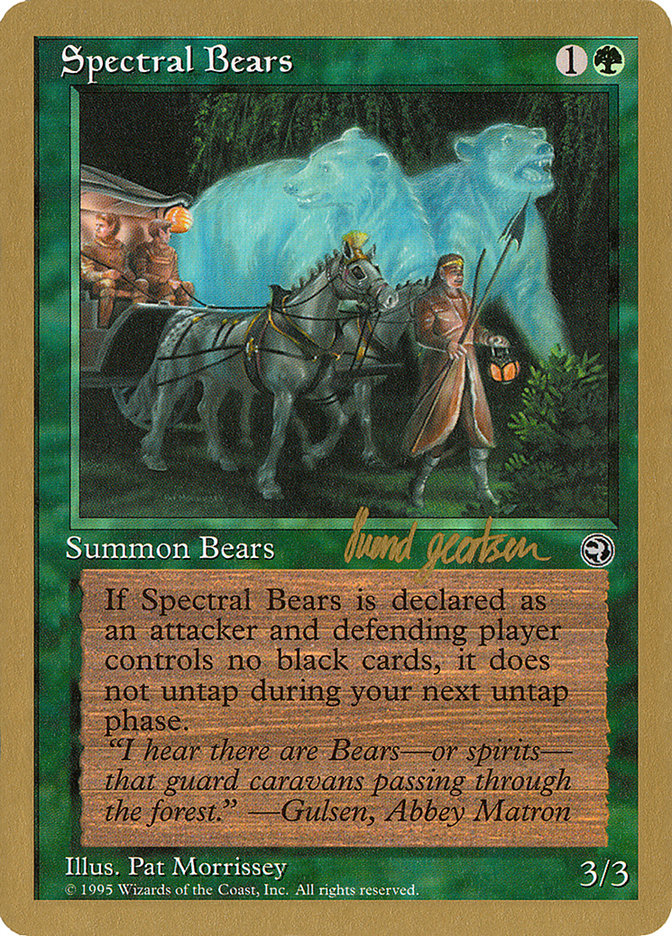 Spectral Bears (Svend Geertsen) [World Championship Decks 1997] | Black Swamp Games