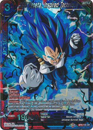 SSB Vegeta, Inspired Technique [BT9-105] | Black Swamp Games