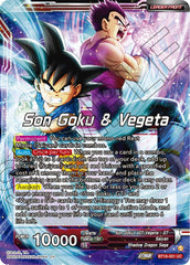 Son Goku & Vegeta // SS4 Son Goku & SS4 Vegeta, In It Together (BT18-001) [Dawn of the Z-Legends Prerelease Promos] | Black Swamp Games