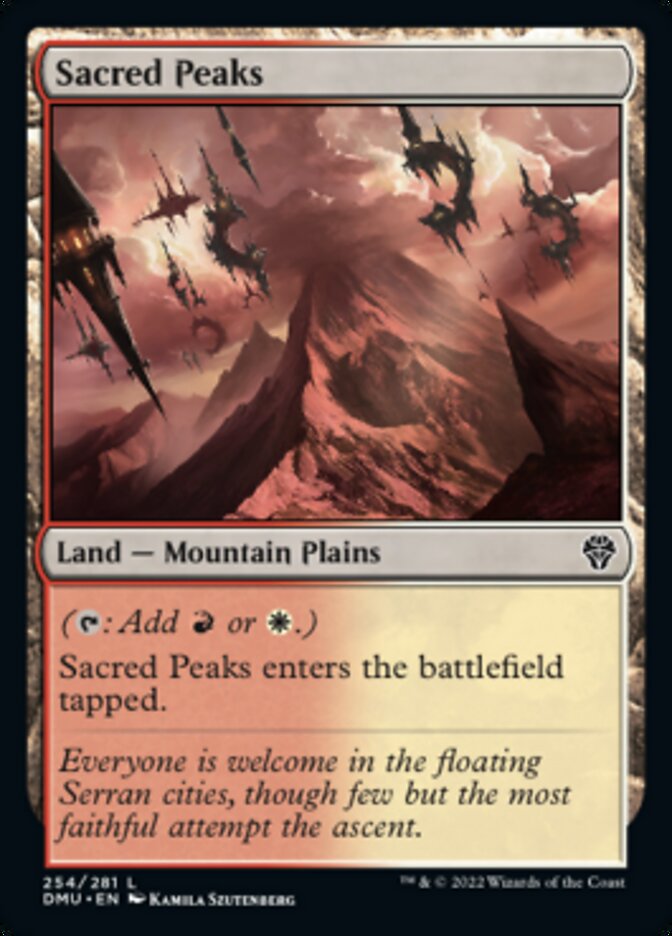 Sacred Peaks [Dominaria United] | Black Swamp Games