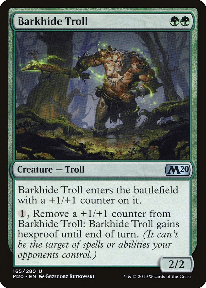 Barkhide Troll [Core Set 2020] | Black Swamp Games