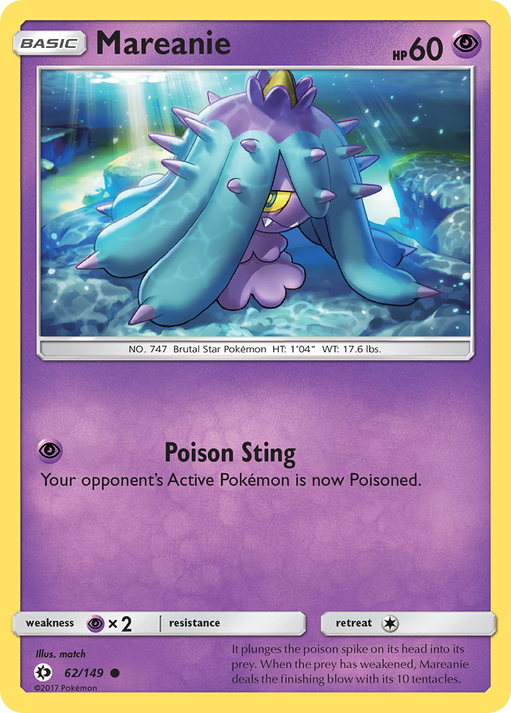 Mareanie (62/149) [Sun & Moon: Base Set] | Black Swamp Games