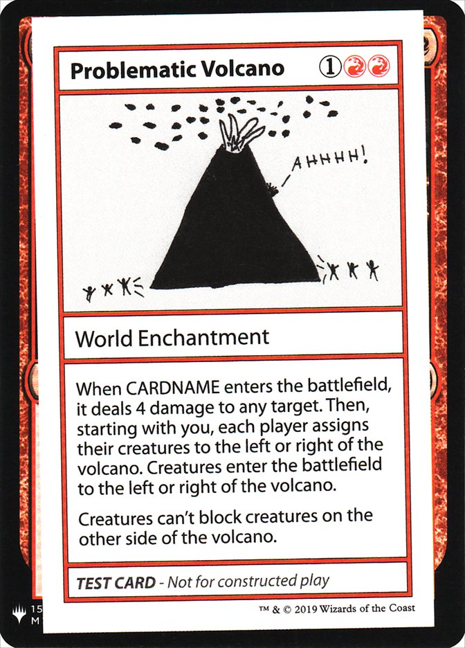 Problematic Volcano [Mystery Booster Playtest Cards] | Black Swamp Games